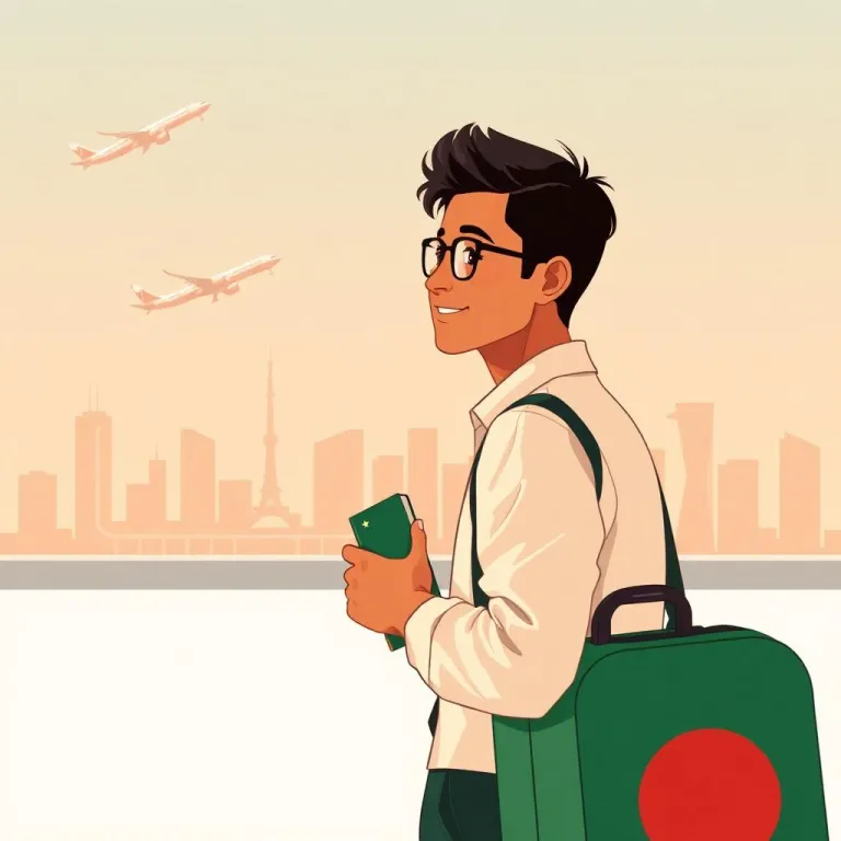 বিদেশ যাত্রার স্বপ্ন